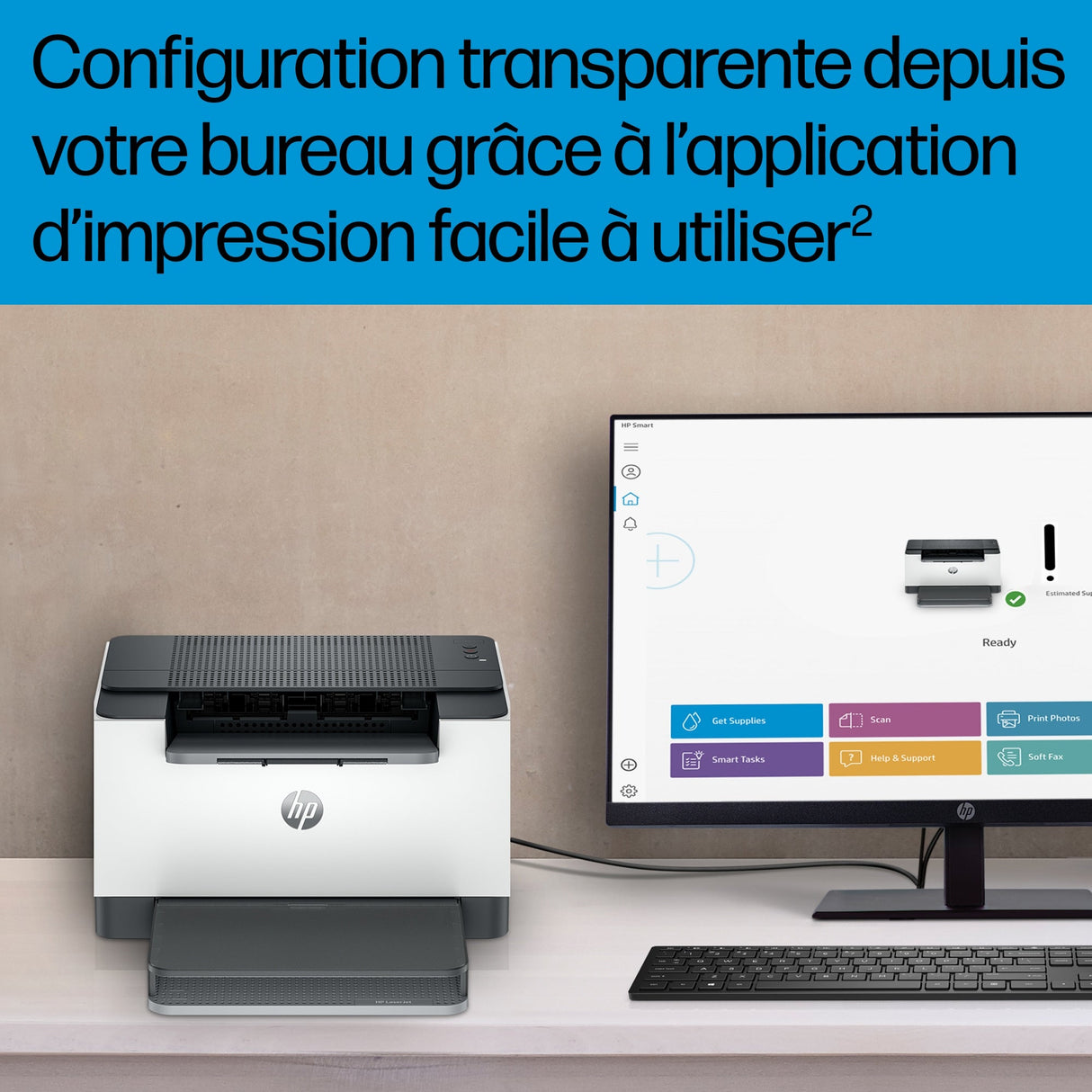 Imprimante Monofonction HP LaserJet M209d (Blanc/Noir)