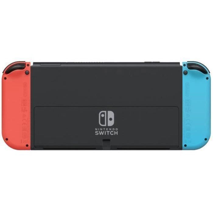 Console Nintendo Switch - Modele OLED  Bleu Néon & Rouge Néon