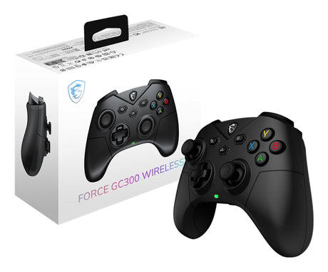 Manette de jeu - PC - FORCE GC300 - Sans fil - Noir - MSI