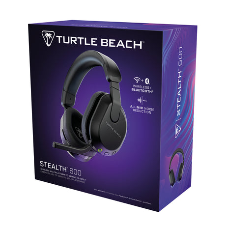 Casque de gaming multi-plateforme sans fil - TURTLE BEACH - Stealth™ 600 PC (Gen 3) - Noir