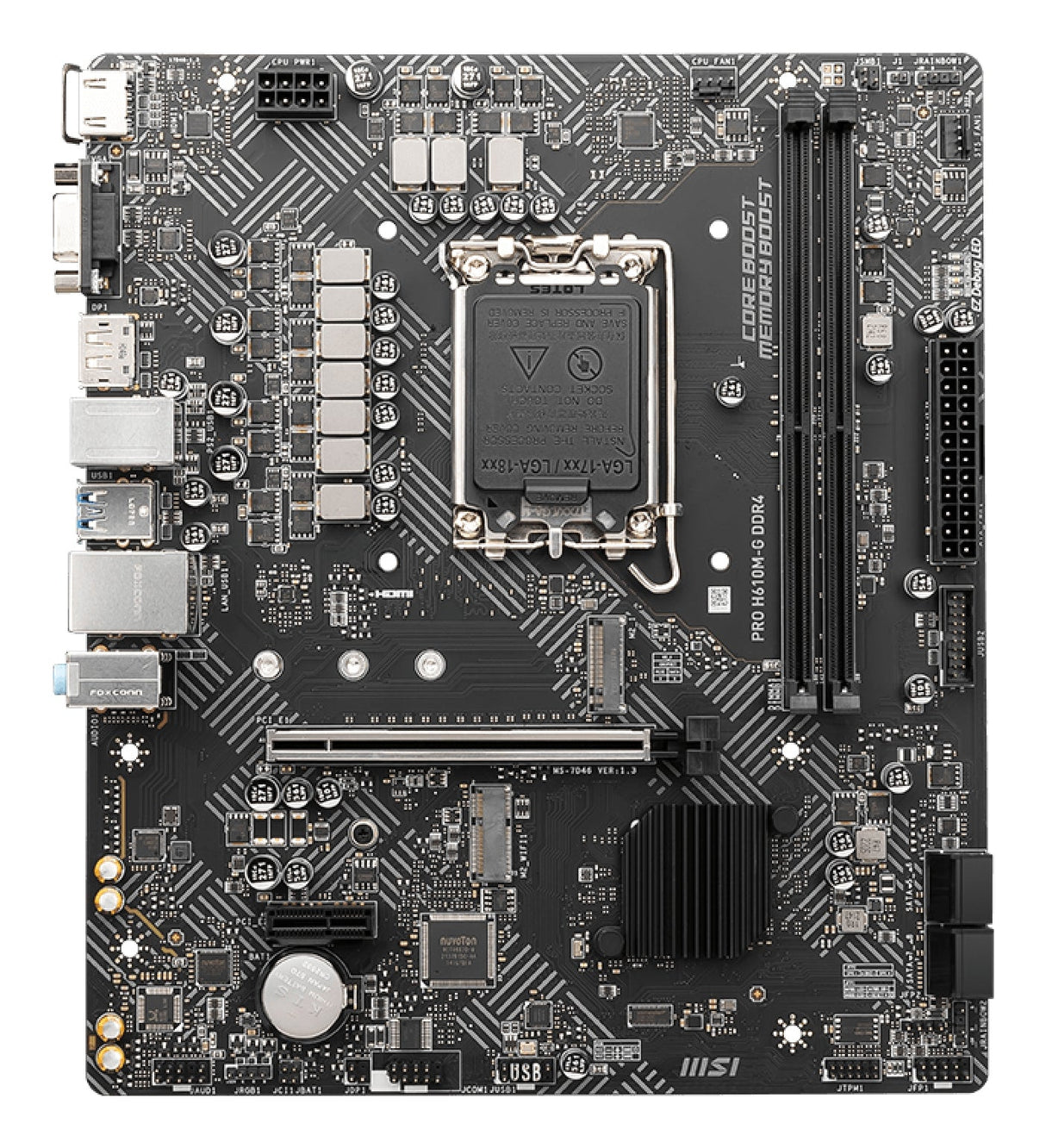 Carte Mére MSI Pro H610M-G DDR4 (Intel LGA 1700) Micro ATX