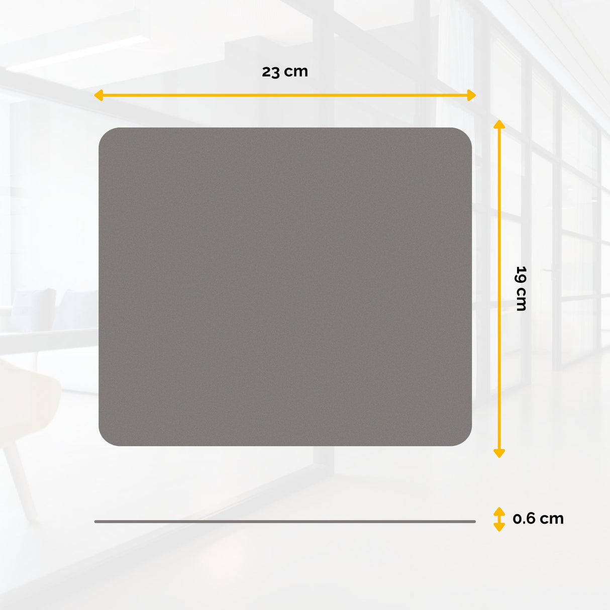 Tapis de souris Fellowes économique (Gris)