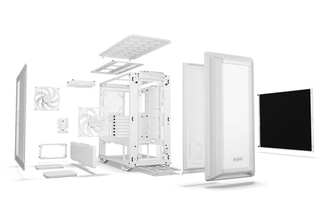 Boitier Moyen Tour ATX be quiet! Dark Base 701 RGB avec panneau vitré (Blanc)