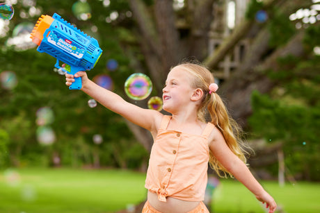 Pistolet a bulles - ZURU - Bubble Blaster Medium - 125 ml inclus - 7000 bulles/min - Plateau fourni