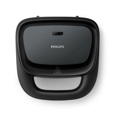 Croque monsieur - PHILIPS - HD2331/90 - Série 3000 - 750W - Plaques croque-monsieur toaster - Noir