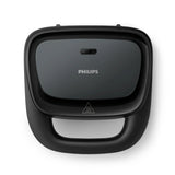 Croque monsieur - PHILIPS - HD2331/90 - Série 3000 - 750W - Plaques croque-monsieur toaster - Noir