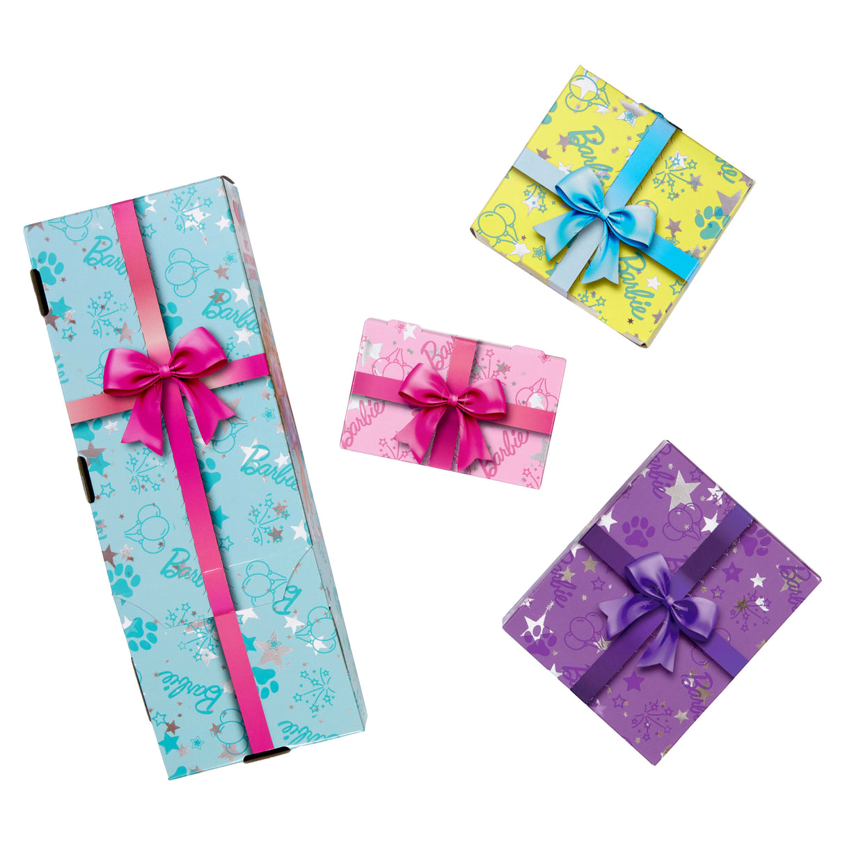 BARBIE Party unboxed chien violet - JFG70