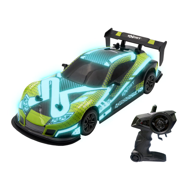 Voiture Télécommandée - EXOST - Flash Light 1:14 - 15 km/h - 31 -5 cm - vert - des 5 ans