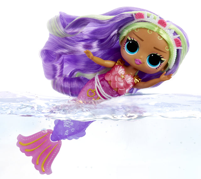 L.O.L. Surprise! Tweens - Sirene Cléo - Poupée avec queue de sirene qui change de couleur, Nageoire mobile, Accessoires -  4 ans