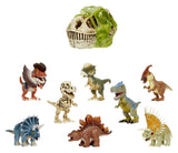 GrossMos - Tete de dinosaure géante - Découvre tes mini dinosaures dans le slime - 4 modeles a collectionner - Aléatoire