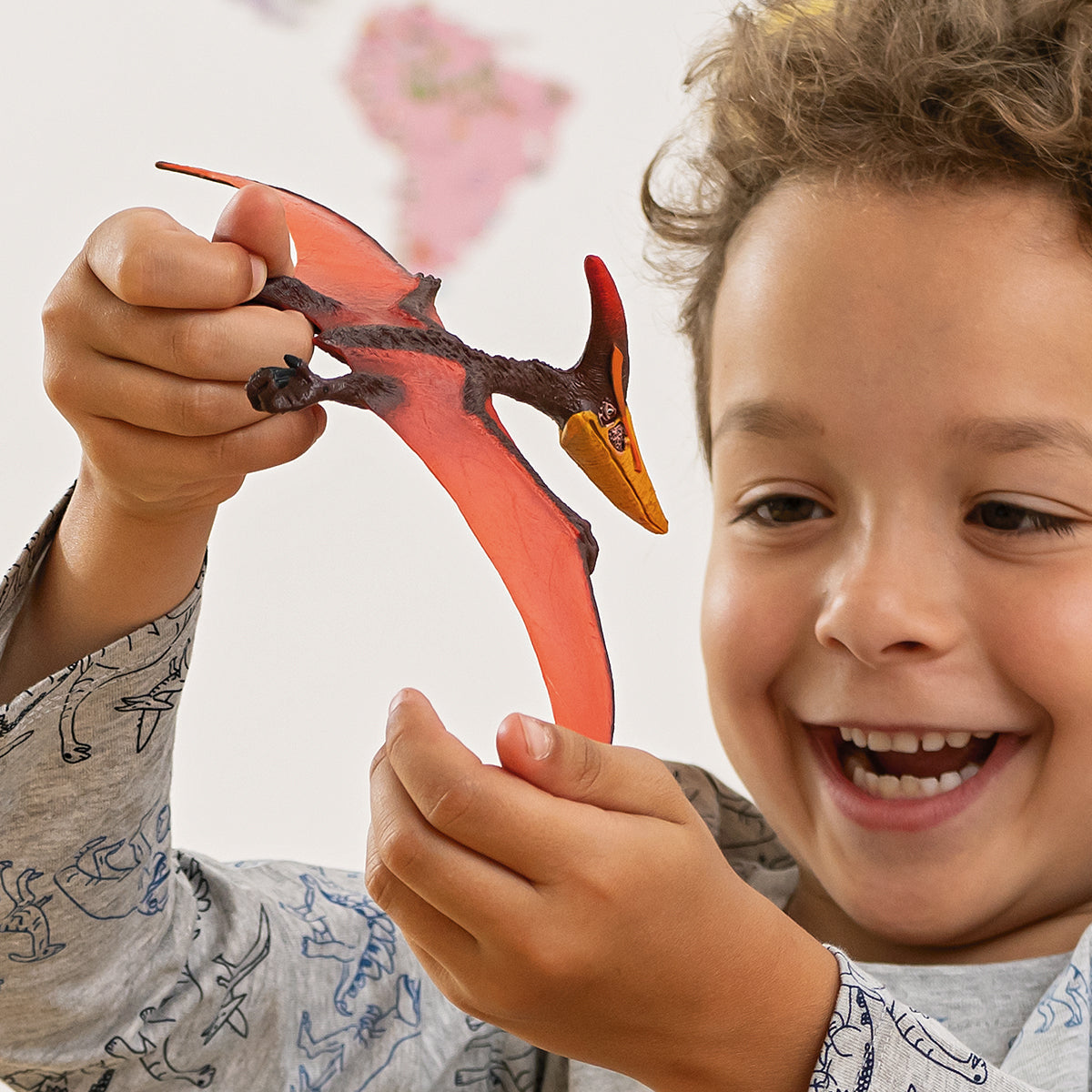 Figurine Ptéranodon, avec détails réalistes, pour enfants des 4 ans, SCHLEICH 15008 Dinosaurs
