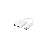WE Adaptateur USB C vers USB C et Jack femelle 3,5mm, adaptateur 2 en 1 charge e