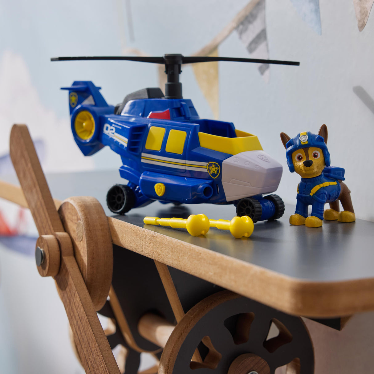 SPIN MASTERVÉHICULE + FIGURINE CHASE AIR RESCUE La Pat' Patrouille