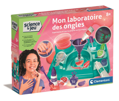 Mon laboratoire des ongles - Clementoni - Science & Jeu - Jeux Scientifiques