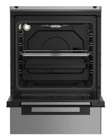 Cuisiniere a gaz - INDESIT - I5G1KMS - 4 foyers - 10,4 KWh - L50 cm - Silver