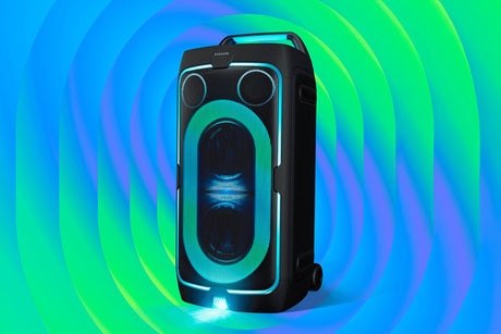 Enceinte - SAMSUNG - MX ST50F/XE - 240 W - Effets lumineux - Bluetooth - Batterie 18h - Roues intégrées - Noir