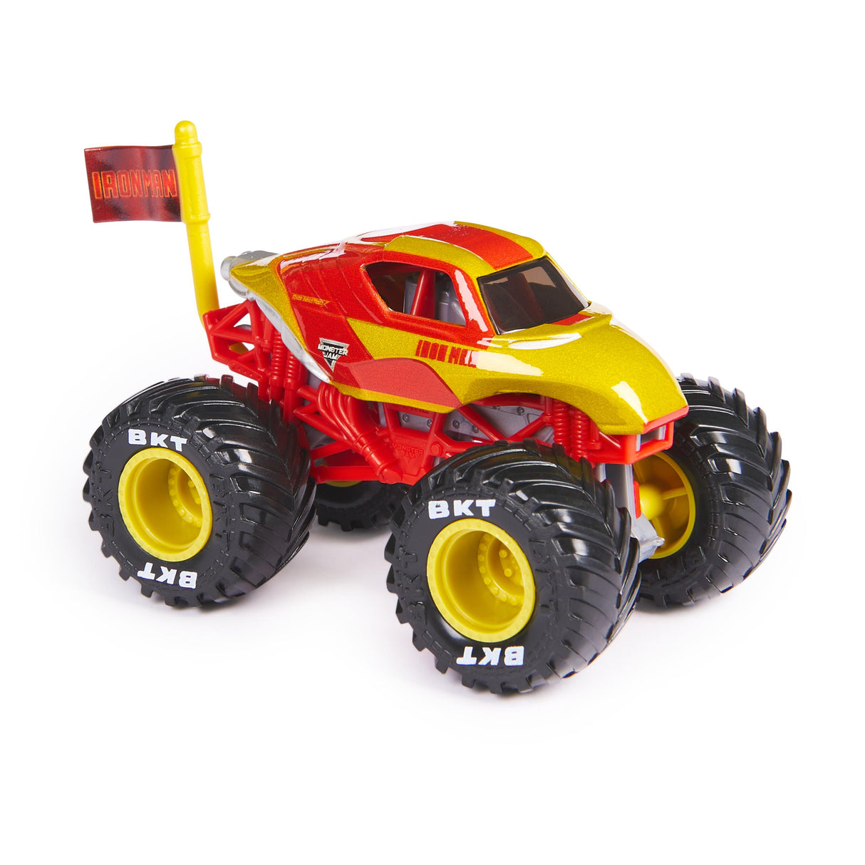 SPINMASTER Monster Jam - Véhicule Marvel Monster Truck die cast - Roues souples, suspensions - Modele aléatoire - Des 3 ans