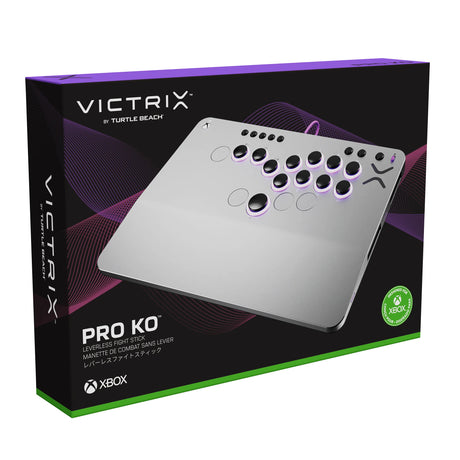 Manette de combat sans levier - Xbox - Victrix Pro KO Leverless Fight Stick - Gris
