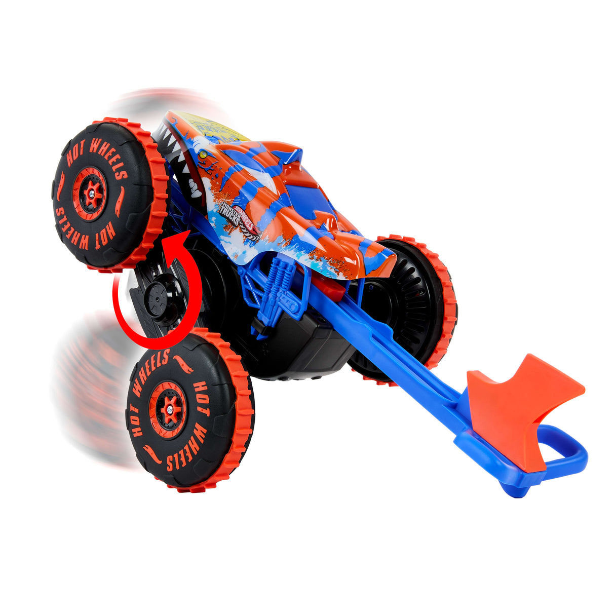 Hot Wheels - Monster Trucks - Véhicule Tiger Shark Escaladeur-a piles - Hot Wheels - JFR39