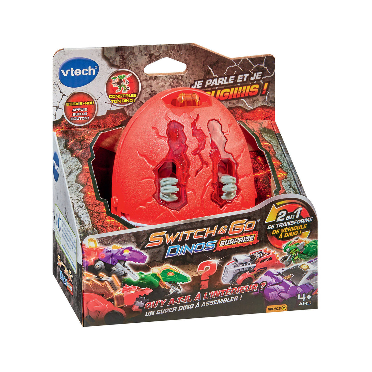 VTECH SWITCH & GO DINOS SURPRISE V2 (6 MODELES DIFFERENTS)