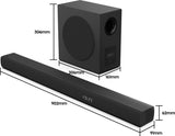 Barre de son - HISENSE - Caisson de basses sans fil - Bluetooth - 3.1 CH - Max 480 W