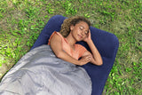 Matelas gonflable camping - BESTWAY - 1 place -185x76x22 cm avec pompe a pied intégrée