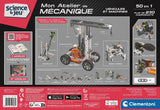 CLEMENTONI - Véhicules et machines - 50 constructions - Manuel illustré et application pour visualisation 3D - Fabriqué en Italie