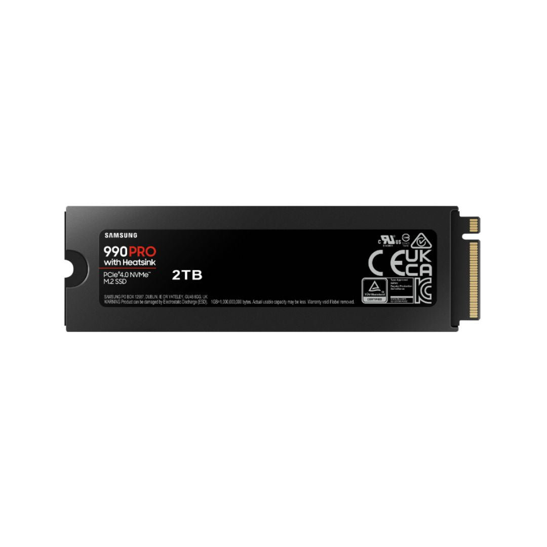 SSD SAMSUNG SERIE 990 PRO + dissipateur M.2 2To 2280 PCIe 4.0 x4 NVMe Lecture 74