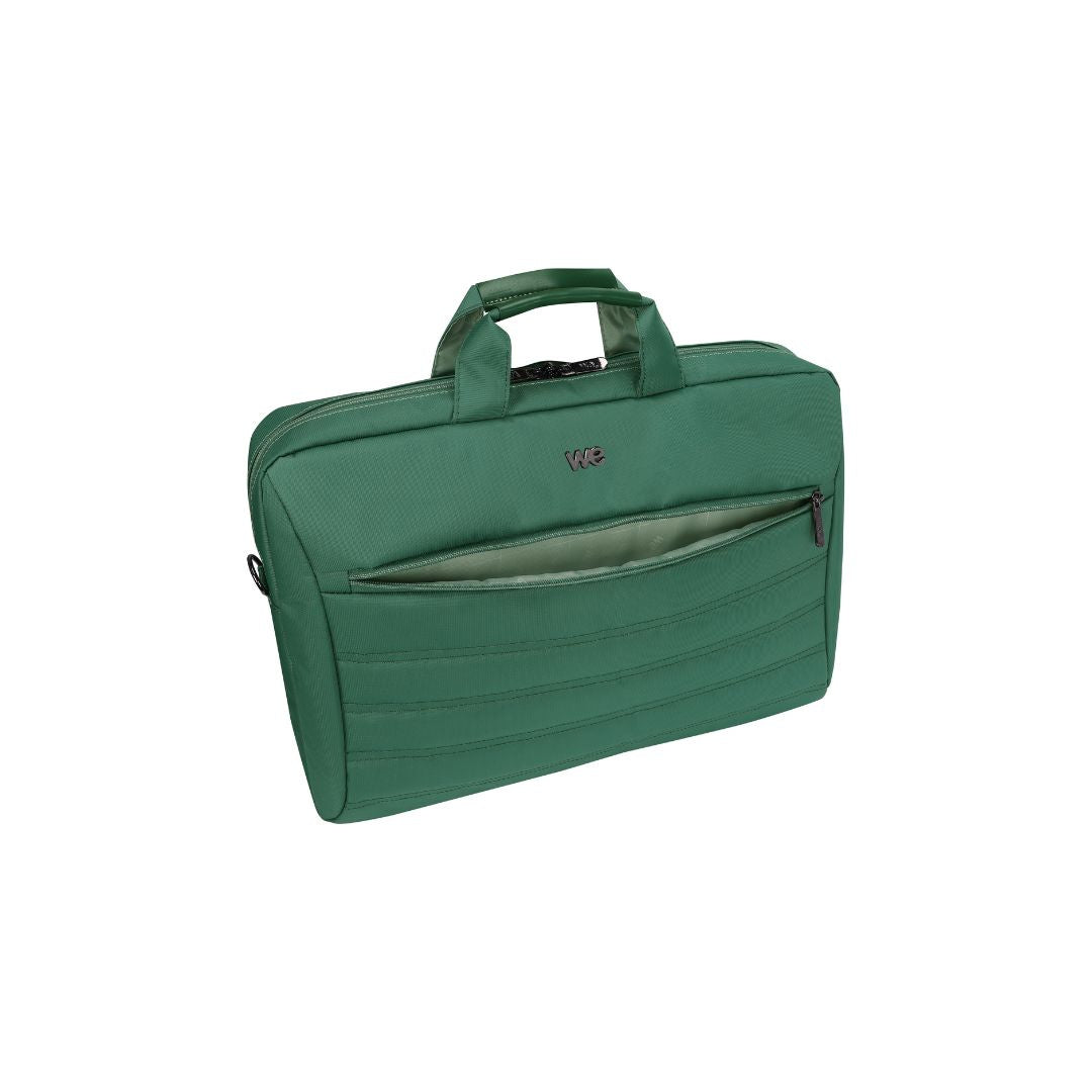 SACOCHE WE 17,3, NYLON, VERT DESIGN WE V2