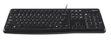 Clavier Logitech K120 Qwerty USB (OEM) (Noir)