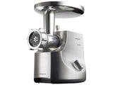 Hachoir a viande - KENWOOD MG700 - 2000W - 3kg/min - 3 grilles - 2 adaptateurs - Aluminium brossé