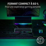 RAZER Huntsman V3 Pro Mini Noir - Clavier Gamer Optique 60%, Switches Analogique