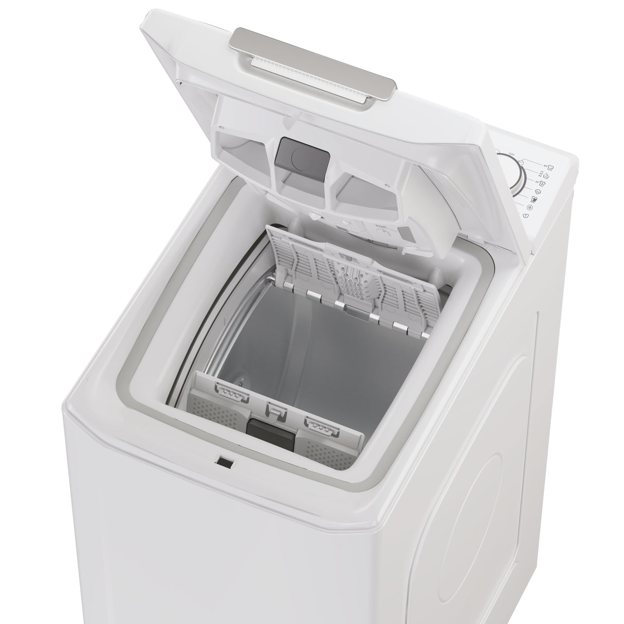 Lave-linge top CANDY TCA274TM4-S ProWash 500 -7 kg - 1200 trs/min - Connecté - Classe B - Blanc