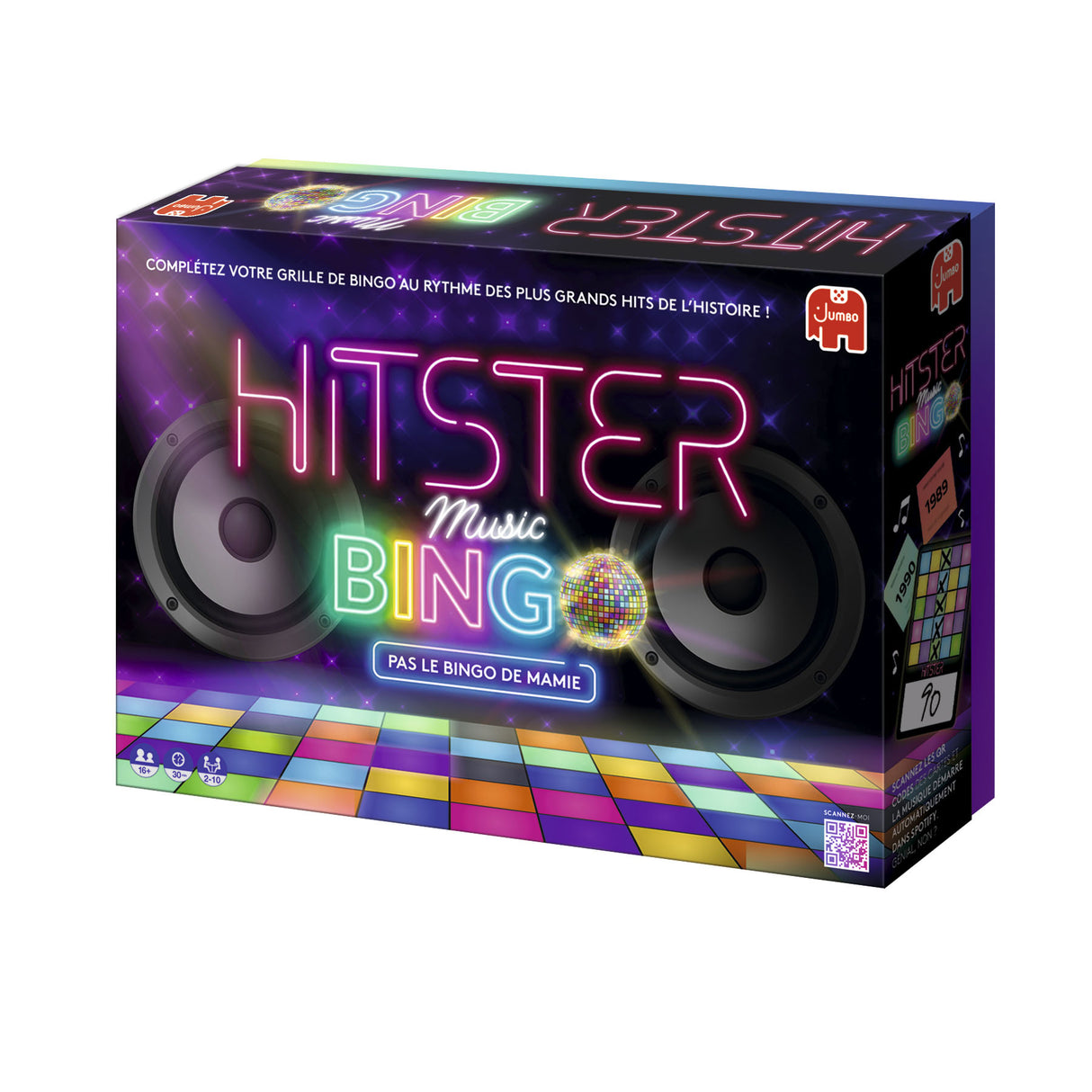 Hitster Bingo - Jeu de société - DUJARDIN - Revivez 100 ans de hits musicaux