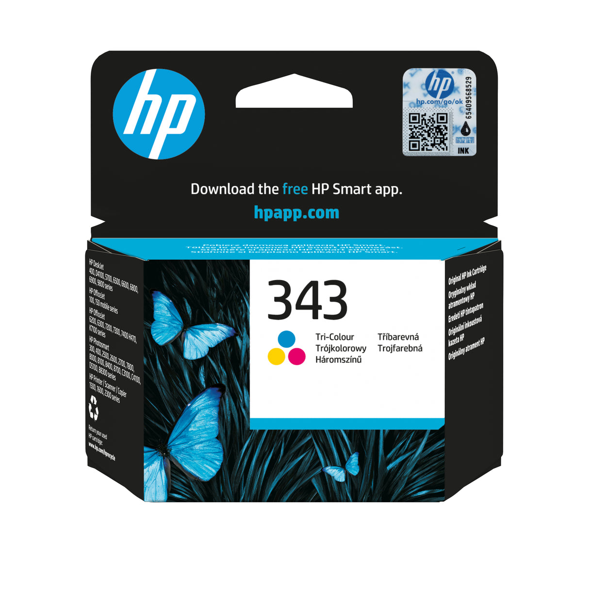 HP 343 Cartouche d'encre trois couleurs authentique (C8766EE) pour HP Photosmart 2570/C3170 et HP PSC 1510/1600