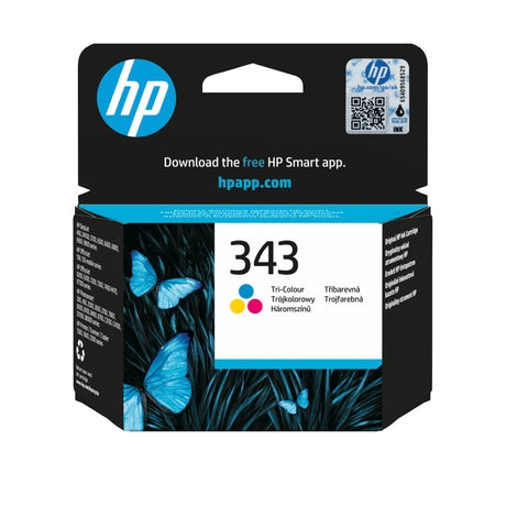 HP 343 Cartouche d'encre trois couleurs authentique (C8766EE) pour HP Photosmart 2570/C3170 et HP PSC 1510/1600