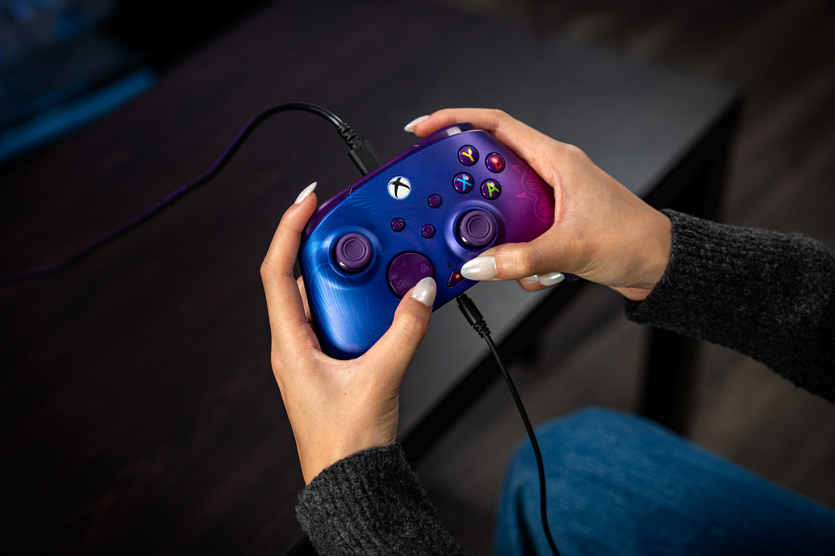 Manette de jeu - Xbox - Rematch Advanced - Filaire - Purple Fade - Compatible PC - Turtle Beach
