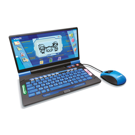 VTECH - GENIUS XL ORDI ÉDUCATIF BILINGUE - Bleu