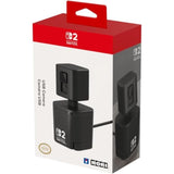 Caméra vidéo USB - HORI - Nintendo Switch 2 - Bras flexible et cache d'objectif - Noir