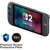 Protection d'écran verre trempé premium - HORI - Nintendo Switch 2 - Anti-lumiere bleue - Indice de dureté 9 h