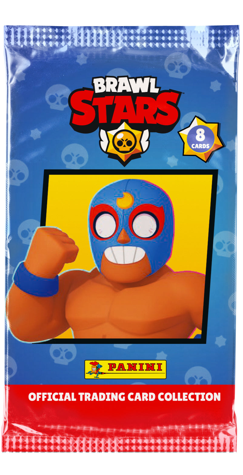 Blister - PANINI - BRAWL STARS TC - 5 pochettes - 2 cartes édition limitée - 40 cartes