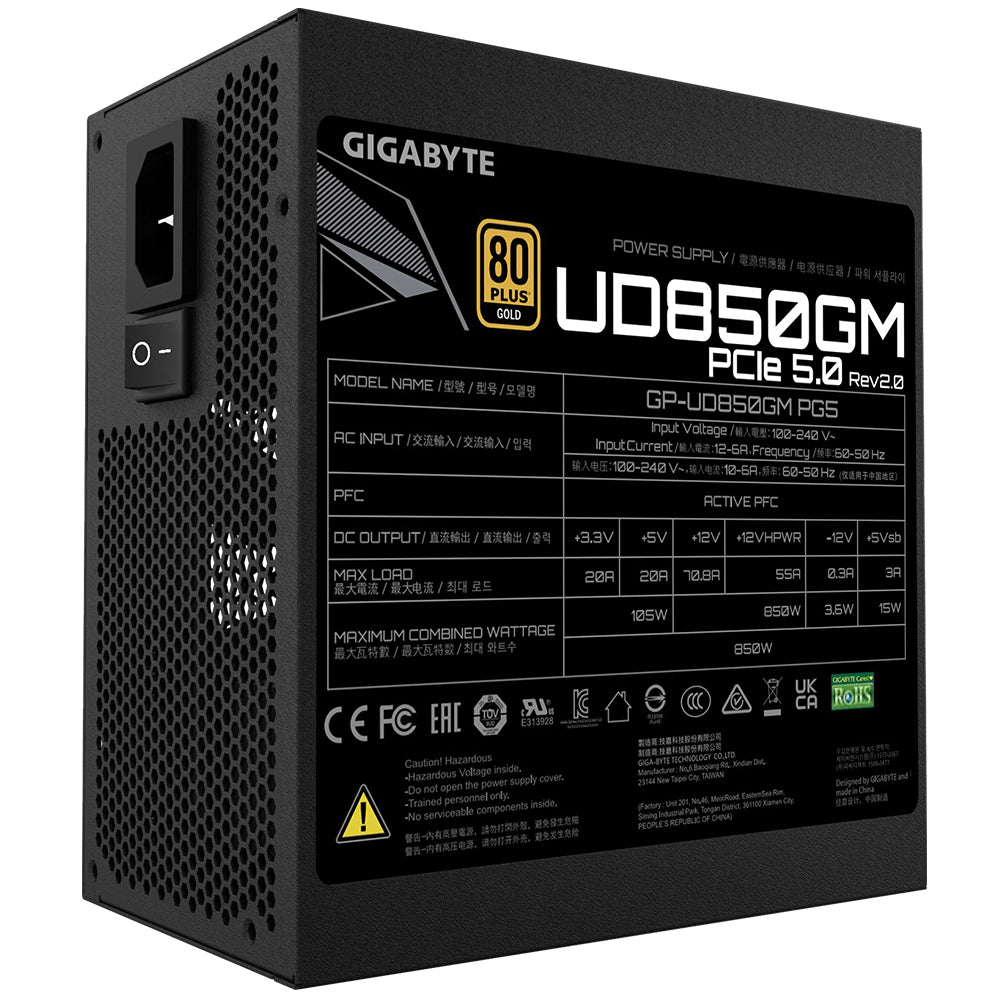 GIGABYTE - GP-UD850GM PG5 V2 - Alimentation - 850 W