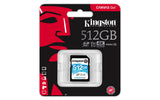 Carte mïÂ¿Â½moire SD Kingston Canvas Go! - 512Go