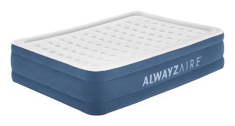 Matelas gonflable - BESTWAY - 67624 - 203x152x46 cm - Bleu/Blanc - Camping