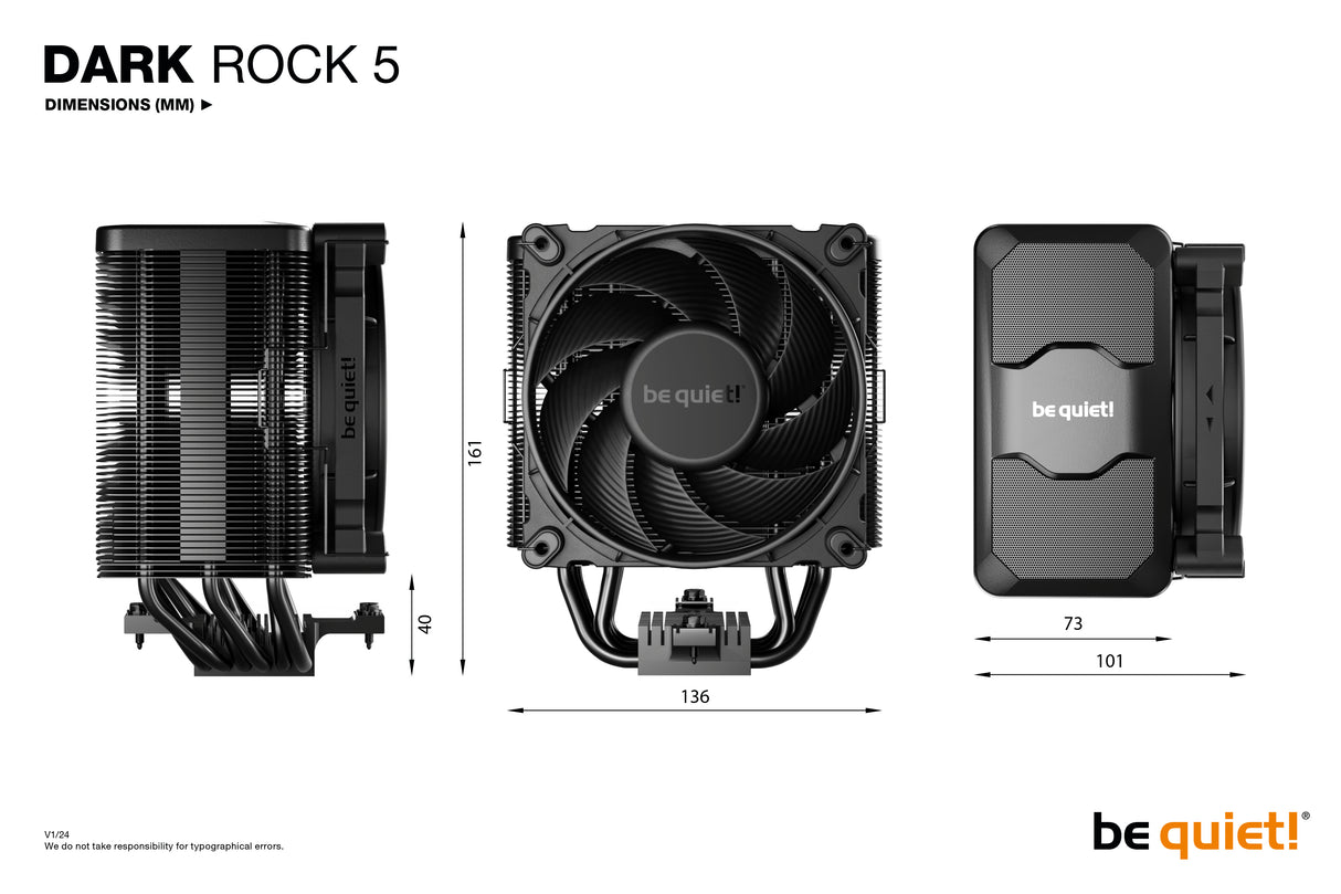 Ventilateur processeur be quiet! Dark Rock 5