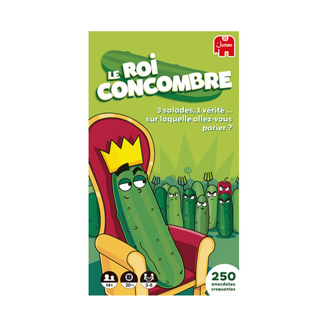 LE ROI CONCOMBRE - Jeu de société - DUJARDIN - Identifiez les anecdotes authentiques dans ce jeu de réflexion amusant !