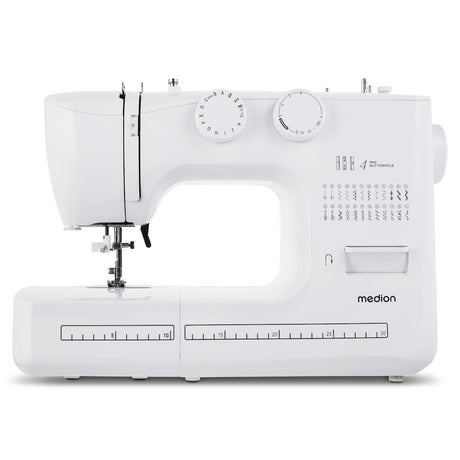 Machine a Coudre - MEDION - SM 60 - 62W - 24 Points + Points Doubles - 700 tr/min - LED - Blanc