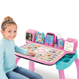 VTECH - MAGIBUREAU INTERACTIF ET MUSICAL 6 EN 1 ROSE - Rose