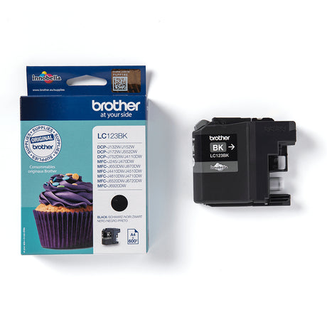 Cartouche d'encre Brother LC123BK (Noir)