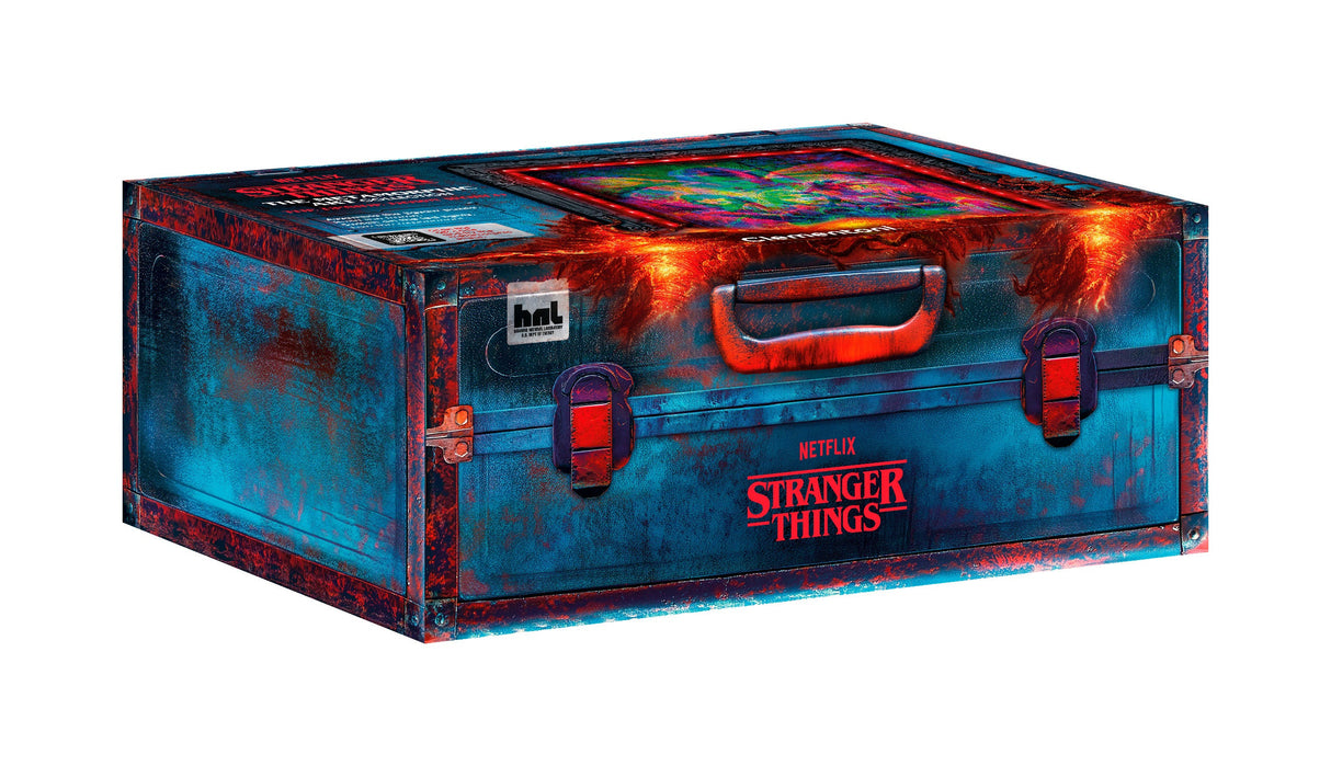 Puzzle Cadre Lumineux Le Monde a l'Envers - CLEMENTONI - Stranger Things - 520 pieces - Effets Visuels LED - 14 Ans -Série Netflix
